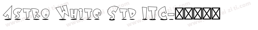 Astro White Std ITC字体转换